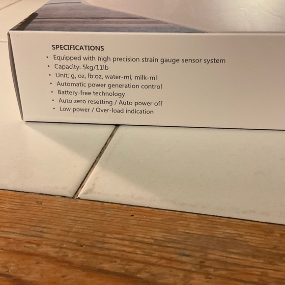 Battery-Free Technology Kitchen Scale - White - Picture 2 of 5